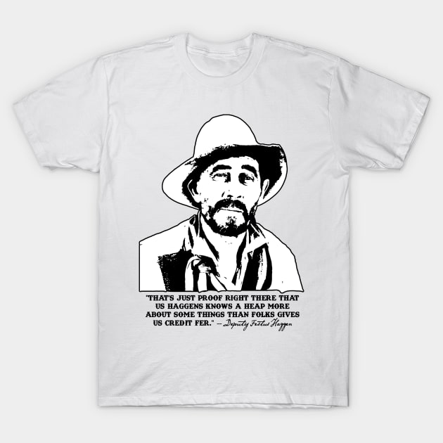 Festus Haggen From Gunsmoke T-Shirt by GWCVFG